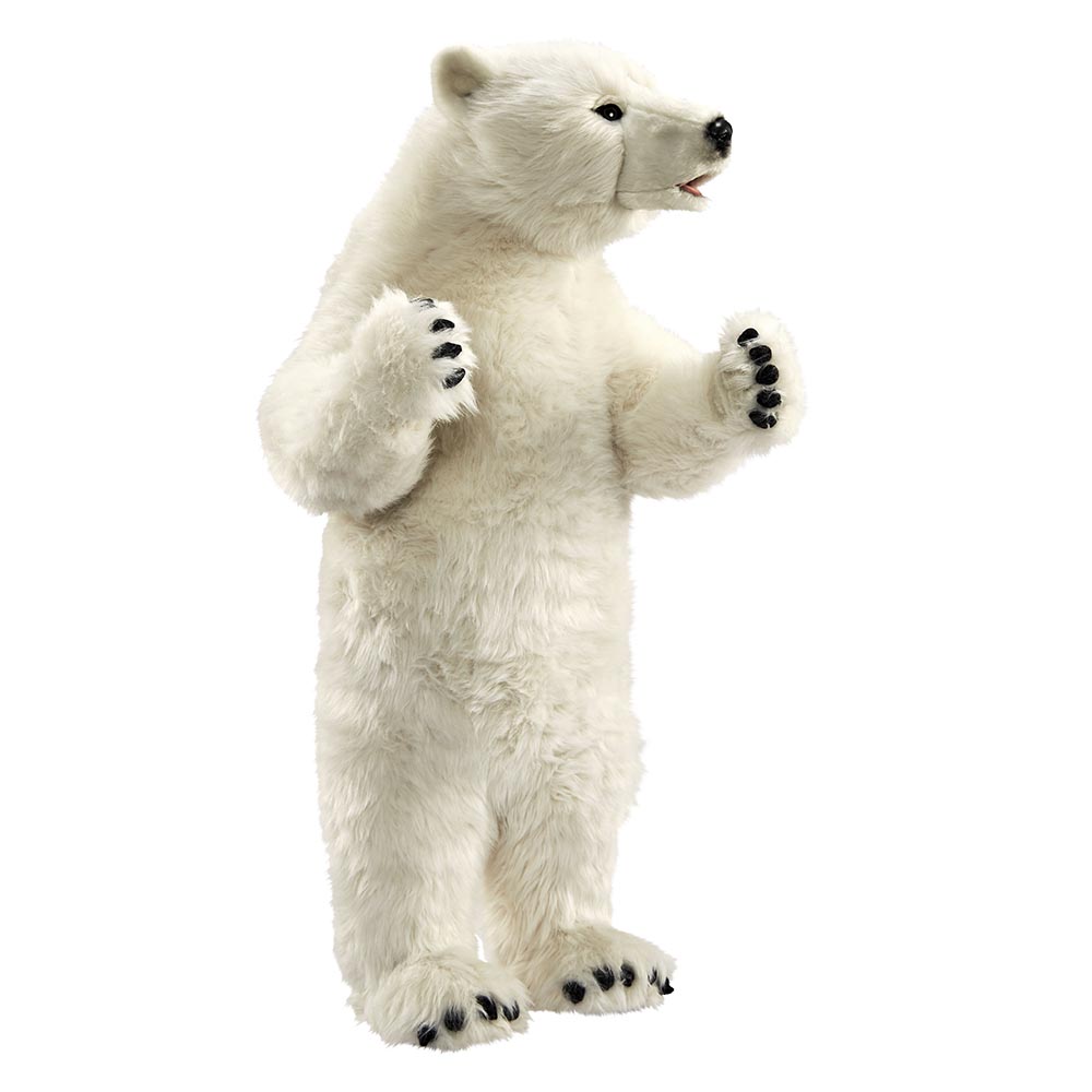 Hansa - Peluche ours polaire dresse 150cm